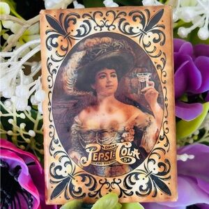 Vintage Pepsi Cola 3x2 Pocket Mirror Gibson Girl